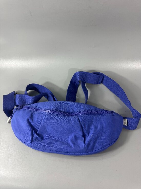 Athleta Kinetic Waist Bag Belt Fanny Pack Adjustable Strap Travel Nylon Blue - Picture 1 of 15